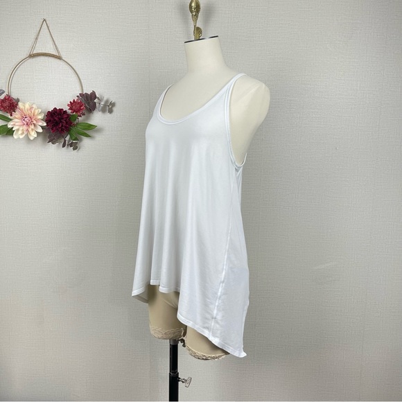 Lululemon Women White Tank Yoga Top M - Picture 2 of 10
